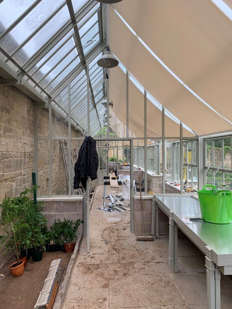 New-build Hartley Botanic greenhouse with electrical installation by Stroud Electrical Services