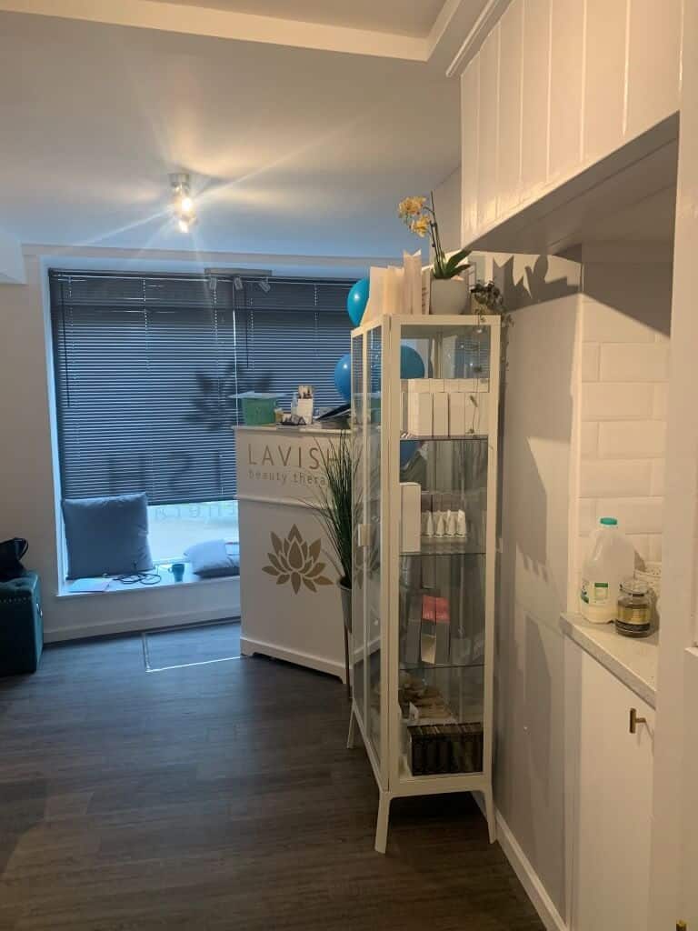 First-floor treatment rooms at Lavish Beauty Therapy with warm electric heating